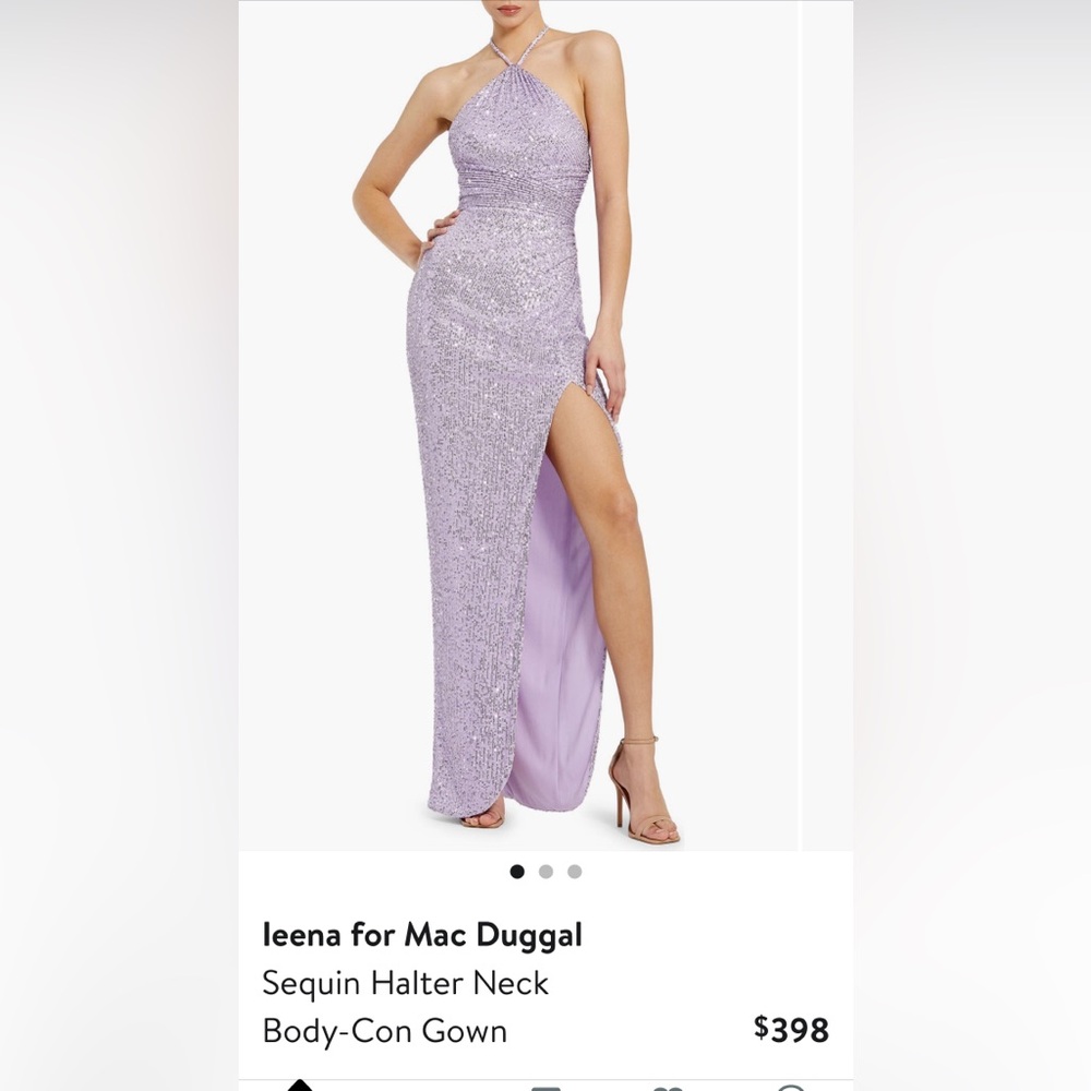 NWT Mac Duggal Sequin Dress